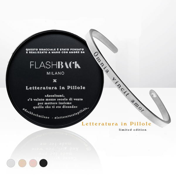 Bracciale Flashback x Letteratura in Pillole