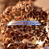 Set di bracciali argento, oro, oro rosa regalo coppia ragazzo ragazza personalizzato incisione date, nomi, frasi, coordinate, iniziali